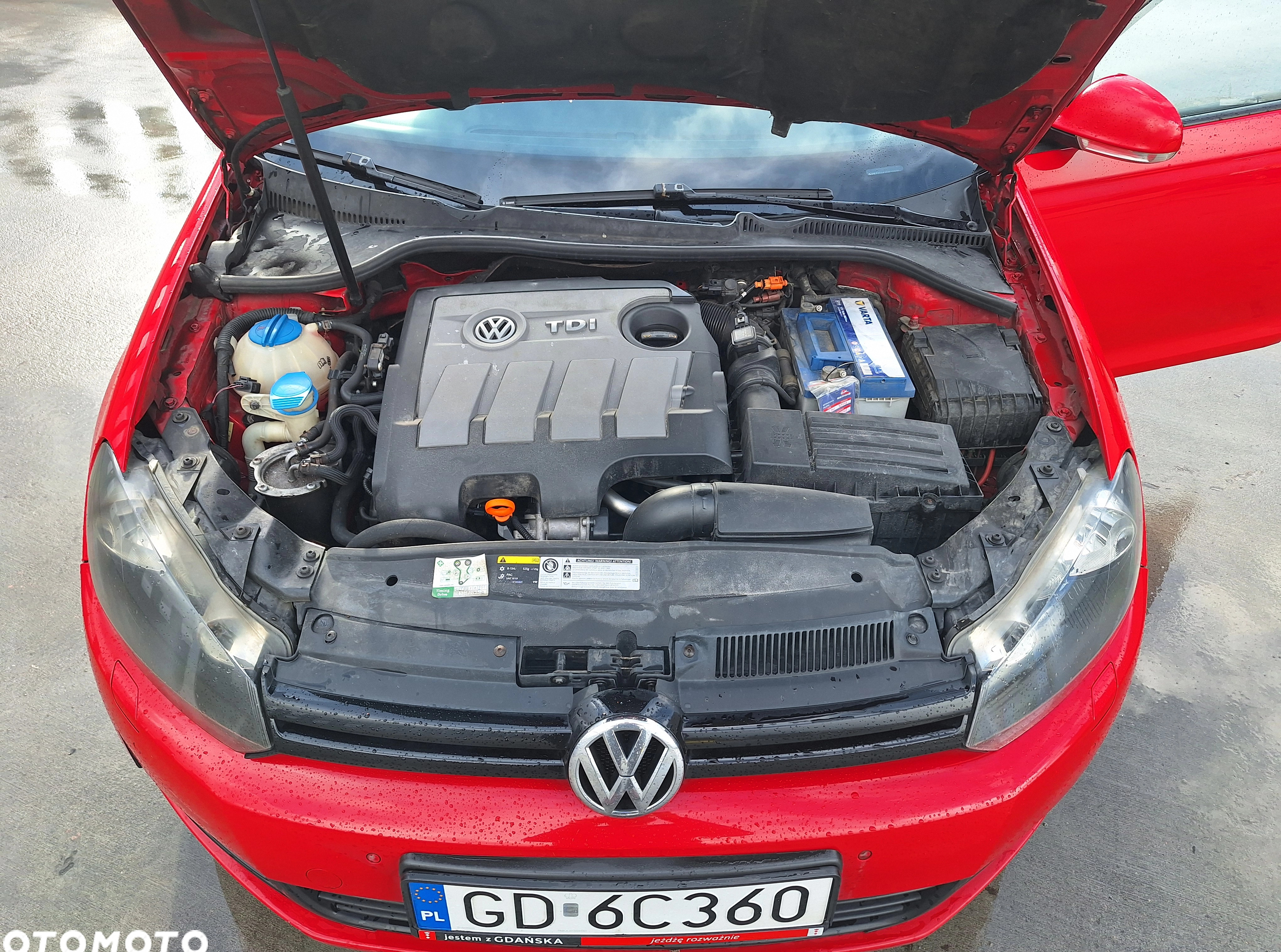 Volkswagen Golf cena 17220 przebieg: 380000, rok produkcji 2012 z Gdańsk małe 56